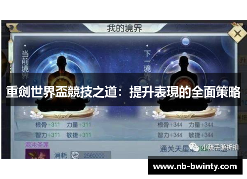 重劍世界盃競技之道：提升表現的全面策略